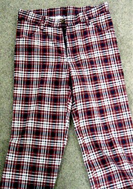 Checked Golf Pants